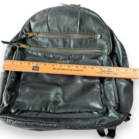 Kipling Gilded Metallic Green Tina Backpack - Picture 4 of 13